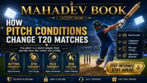 Mahadev Book Cricket Guide – How Pitch Conditions Change T20 Matches